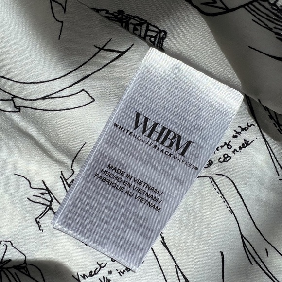 WHBM Black and white blazer - Picture 5 of 6